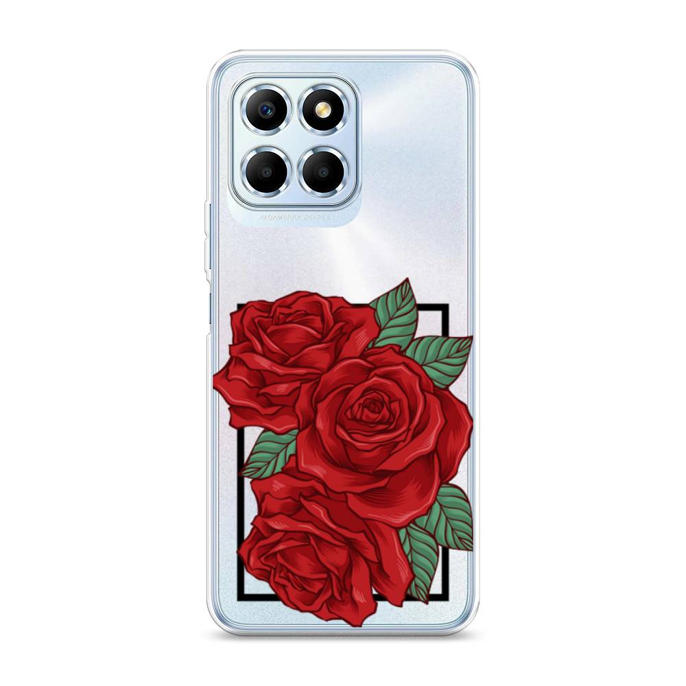 фото Чехол для honor x6 "три алые розы" case place