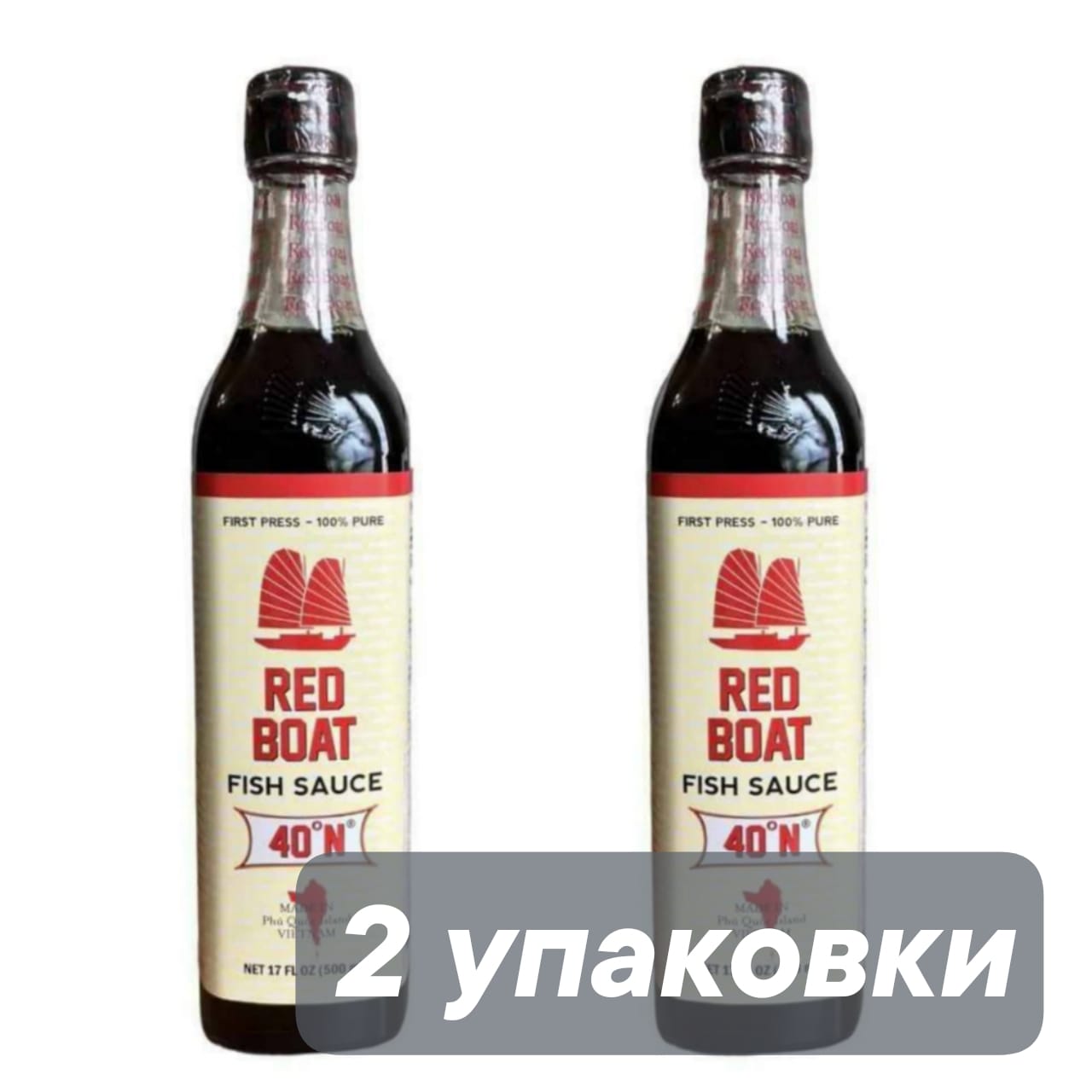 

Соус рыбный Red Boat натуральное брожение, 500 мл х 2 шт