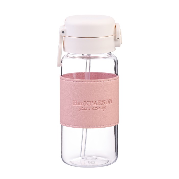 

Бутылка для воды No brand 9868413 Han Kparson 480мл, розовый, Прозрачный;белый;розовый, Han Kparson