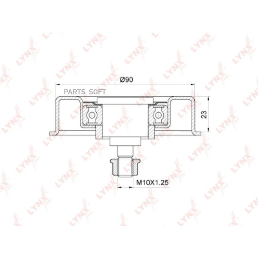 

Ролик Натяжной Навесного Оборудования Pb-5084 Nsii0009539786 LYNXauto арт. PB5084