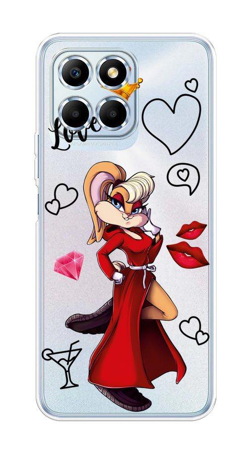 

Чехол на Honor X6 "Rich Lola Bunny", Красный;бежевый;оранжевый, 6109550-6