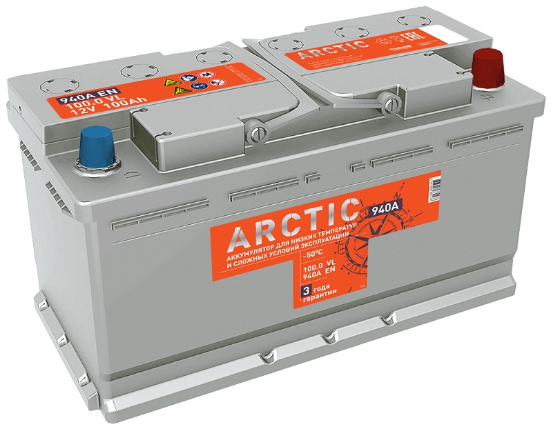 

Аккумулятор TITAN ARCTIC 100 А/ч 940 А обр. пол. Евро авто (352х175х190)