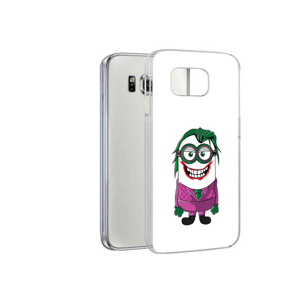 

Чехол MyPads Tocco для Samsung Galaxy S6 джокер миньон (PT12300.506.322), Прозрачный, Tocco