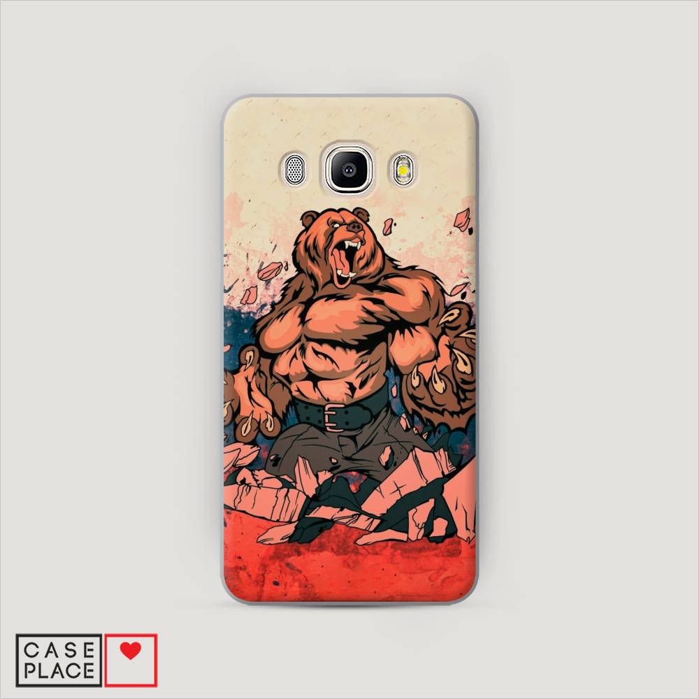 

Чехол Awog "Медведь с флагом РФ" для Samsung Galaxy J7 2016, 23040-1