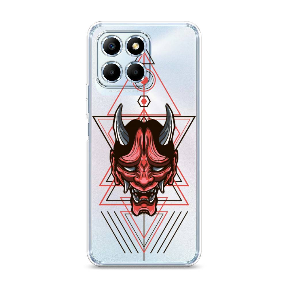 

Чехол для Honor X6 "Hanya Oni mask", Серый;красный;черный, 6109550-4