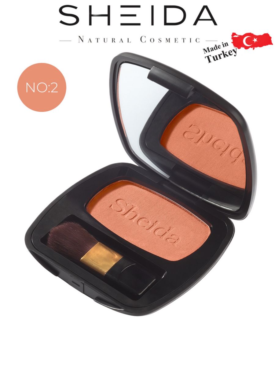 Румяна Sheida Silken Blush для лица тон 40 румяна purobio blush refill 02 коралловый 5 2 г