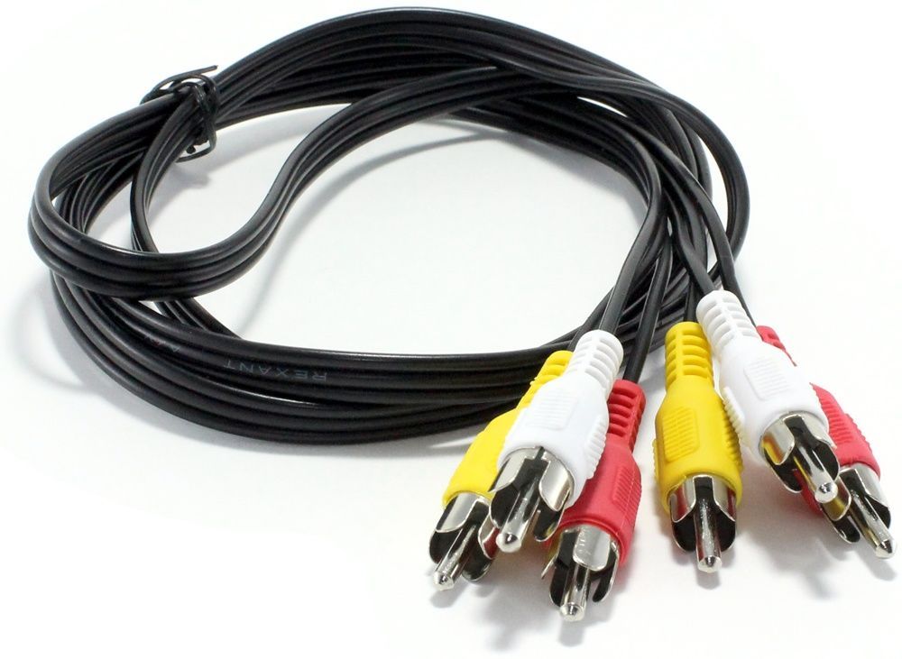 

Шнур REXANT (17-0202-4) 3х3 RCA 1,5м