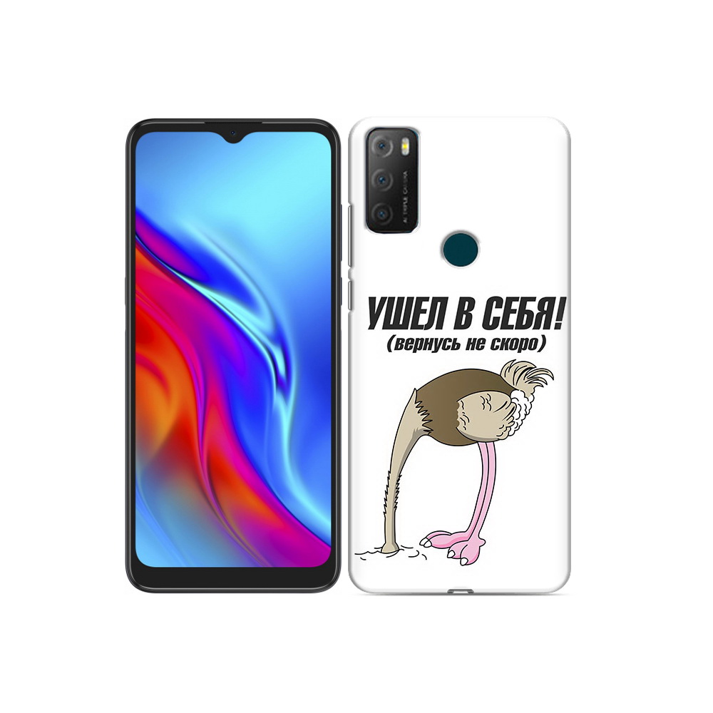 

Чехол MyPads Tocco для TCL 20e ушел в себя, Прозрачный, Tocco