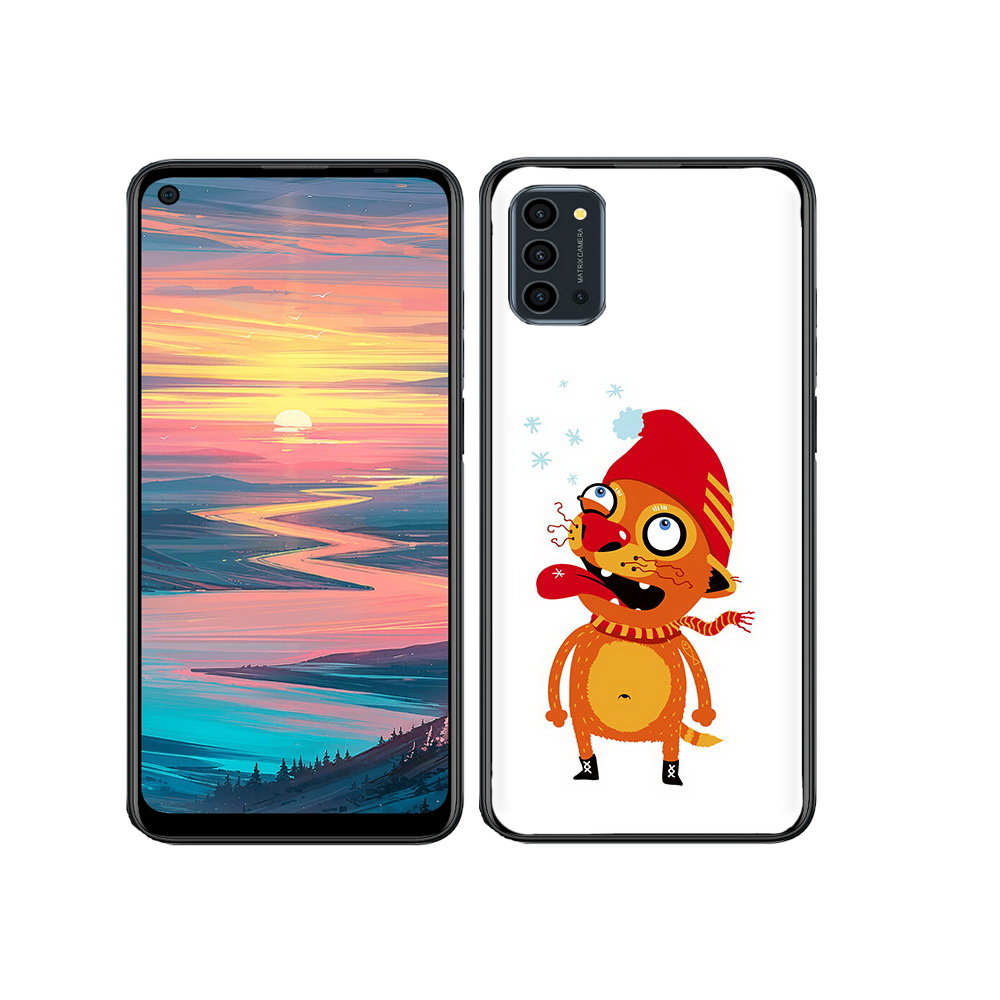 

Чехол MyPads Tocco для Oukitel K9 Pro Зимний кот, Прозрачный, Tocco