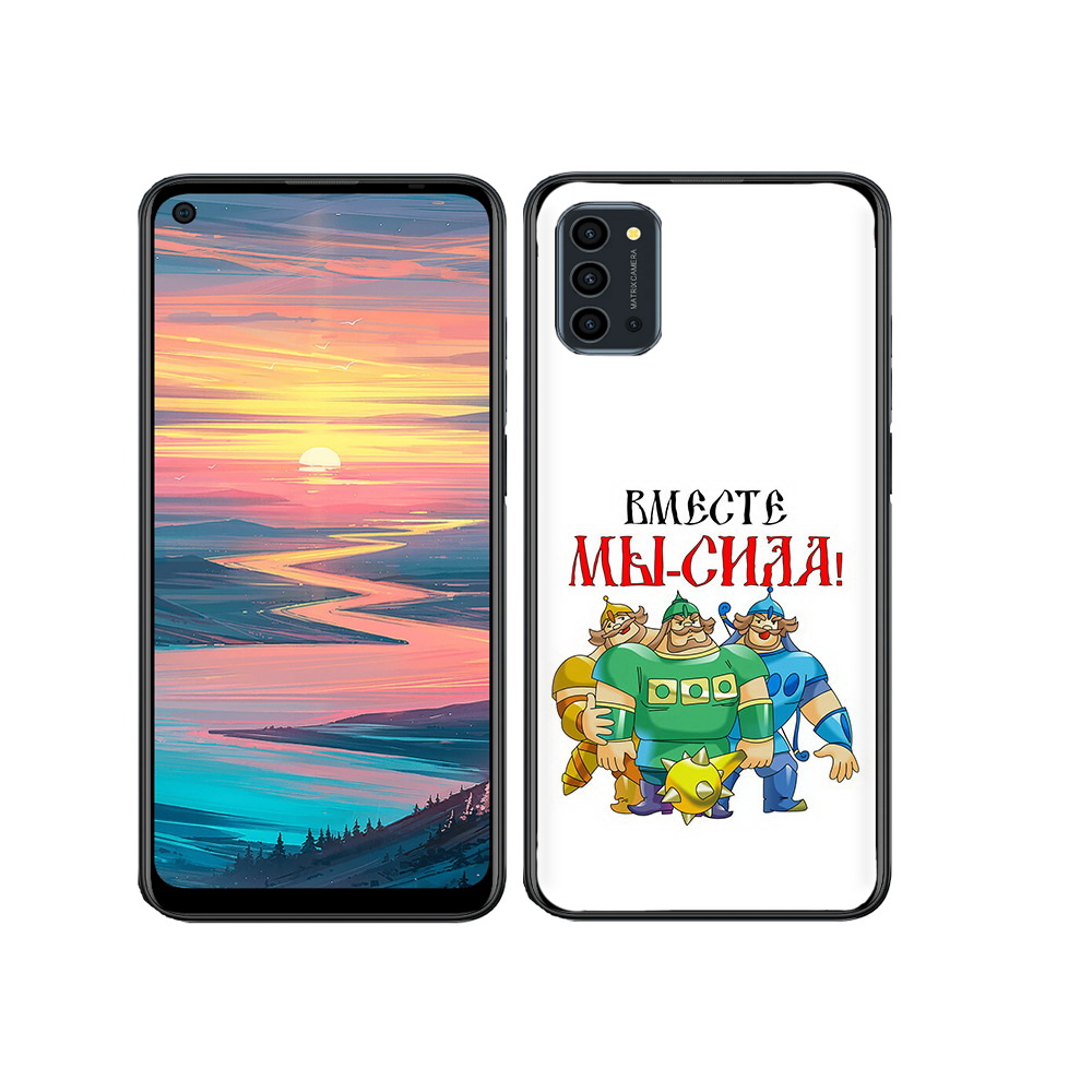 

Чехол MyPads Tocco для Oukitel K9 Pro 23 февраля богатыри, Прозрачный, Tocco