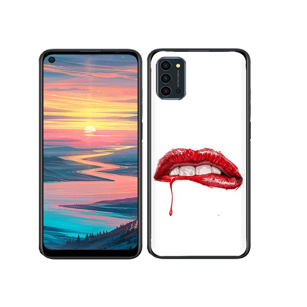 

Чехол MyPads Tocco для Oukitel K9 Pro яркие красные губы, Прозрачный, Tocco