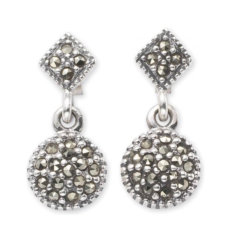 

Серьги из серебра с марказитом Марказит HE332-7520, HE332-7520