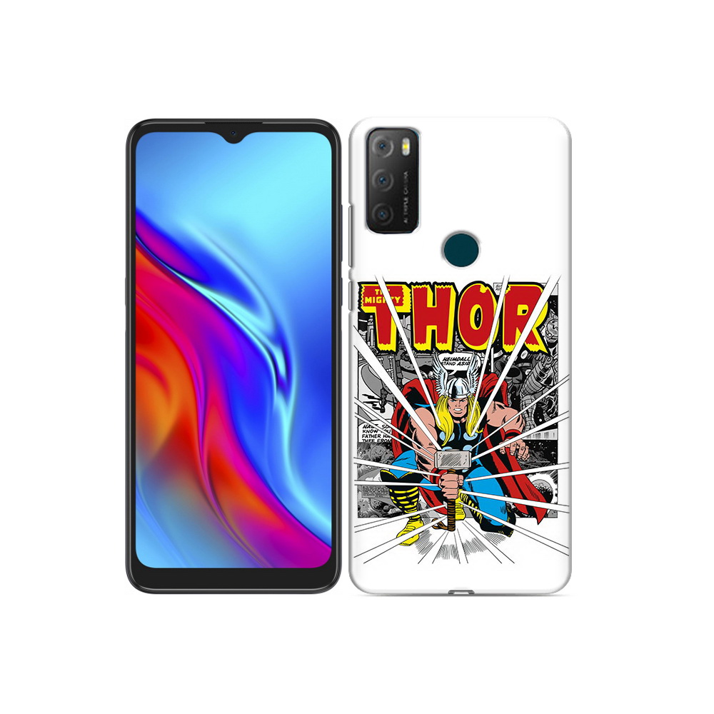 

Чехол MyPads Tocco для TCL 20e тор рисунок, Прозрачный, Tocco