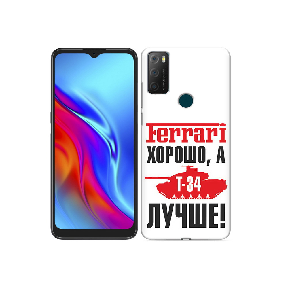 

Чехол MyPads Tocco для TCL 20e т 34 лучше, Прозрачный, Tocco