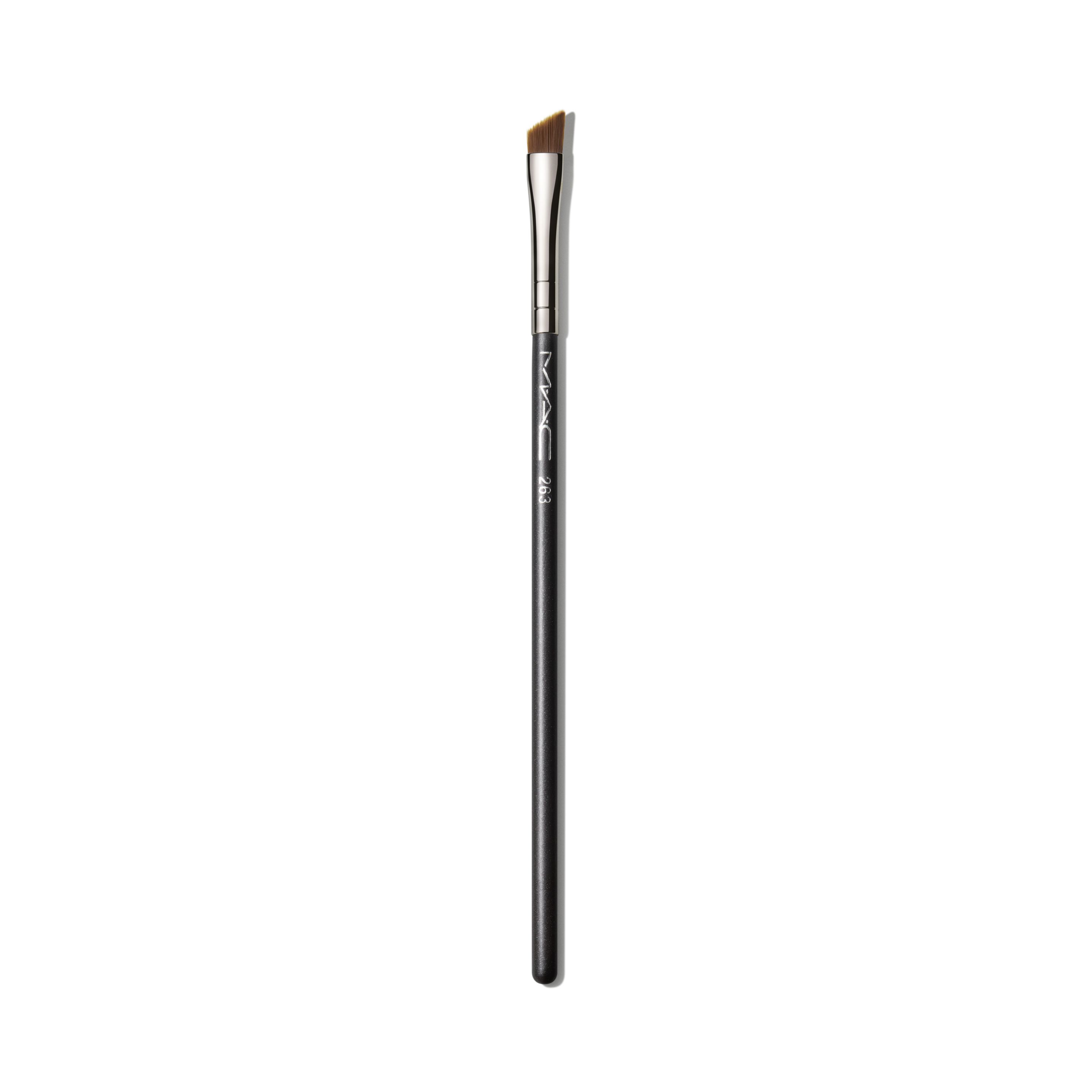 Кисть для глаз и бровей MAC Cosmetics Small Angle Brush №263 скошенная, черная кисть скошенная для открытых техник 220 46 мм черная