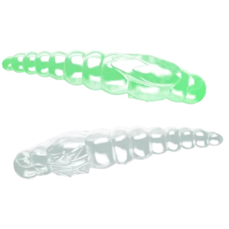 

Приманка Libra Lures Largo Slim 34 000 Сыр 3.4см. 15шт. (UV Green), Белый, Largo Slim