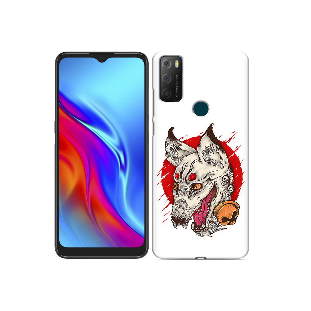 

Чехол MyPads Tocco для TCL 20e страшная собака, Прозрачный, Tocco
