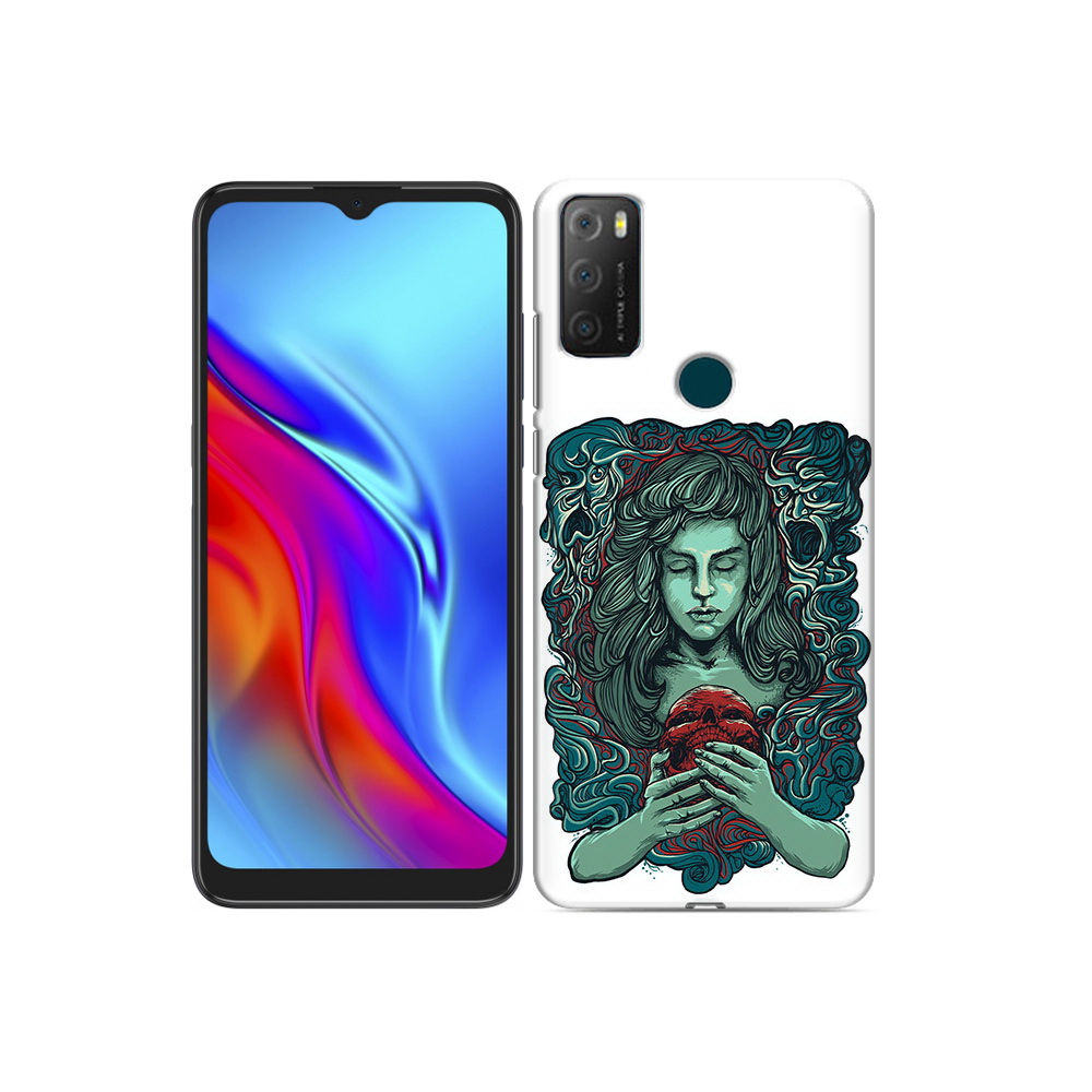 

Чехол MyPads Tocco для TCL 20e спящая девушка, Прозрачный, Tocco