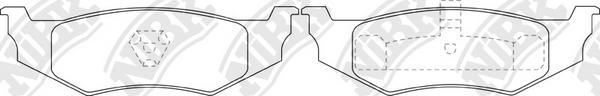 

Тормозные колодки Nibk PN0149