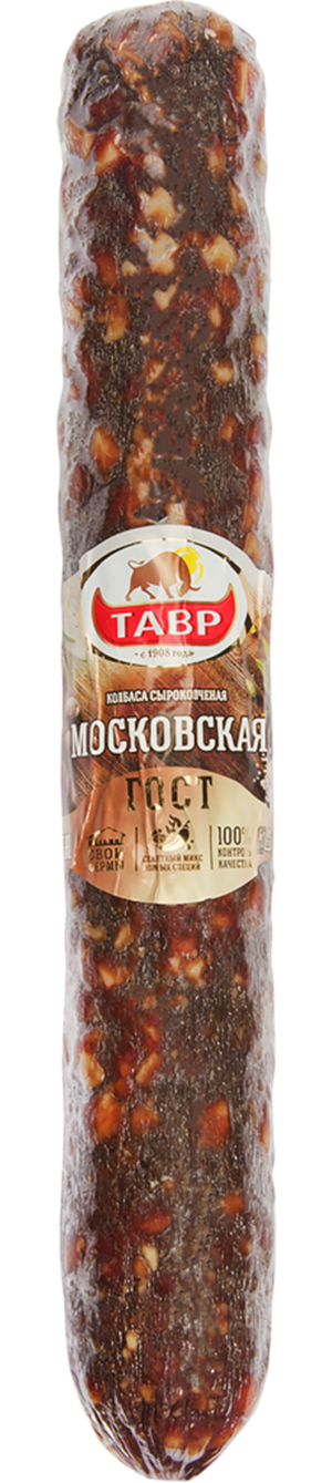 

Колбаса Тавр Московская сырокопченая