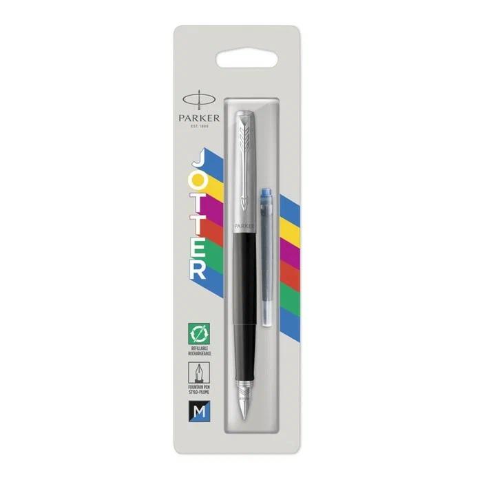 Ручка перьев. Parker Jotter Original F60 (CW2096430) Black CT M сталь нержавеющая блистер