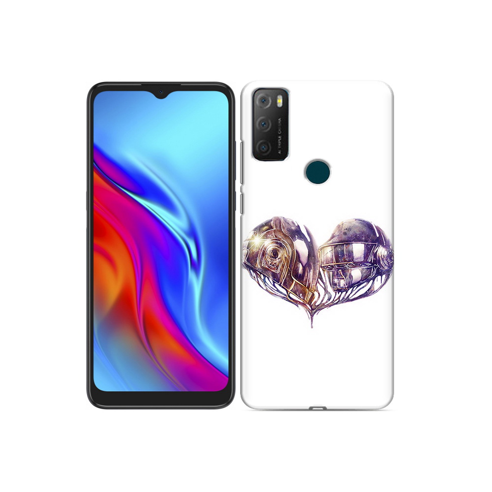 

Чехол MyPads Tocco для TCL 20e сердце абстракция, Прозрачный, Tocco