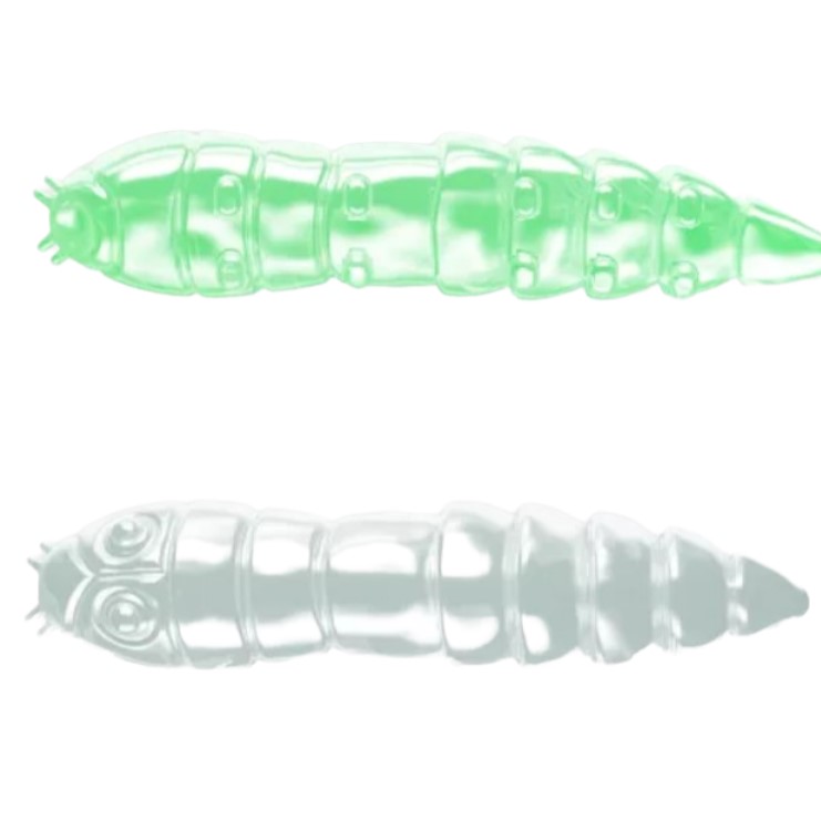 

Приманка Libra Lures Kukolka 27 000 Сыр 2.7см. 15шт. (UV Green), Белый, Kukolka