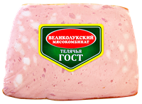 Колбаса Великолукский мясокомбинат Телячья ГОСТ вареная