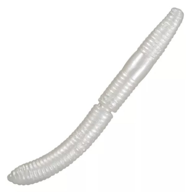 

Приманка Libra Lures Fatty D'Worm 65 004 Сыр 6.5см. 10шт., Серебристый, Fatty D'Worm