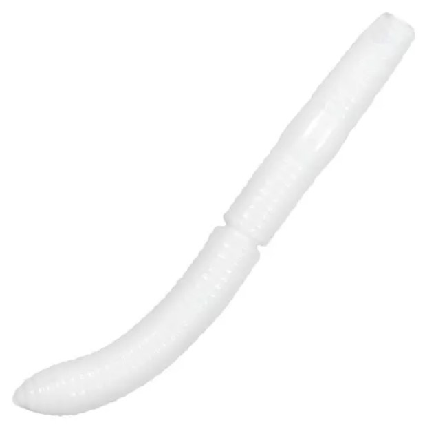 

Приманка Libra Lures Fatty D'Worm 65 001 Сыр 6.5см. 10шт., Белый, Fatty D'Worm