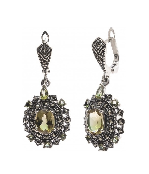 

Серьги из серебра с марказитом/султанитом Марказит HE815-12544, HE815-12544