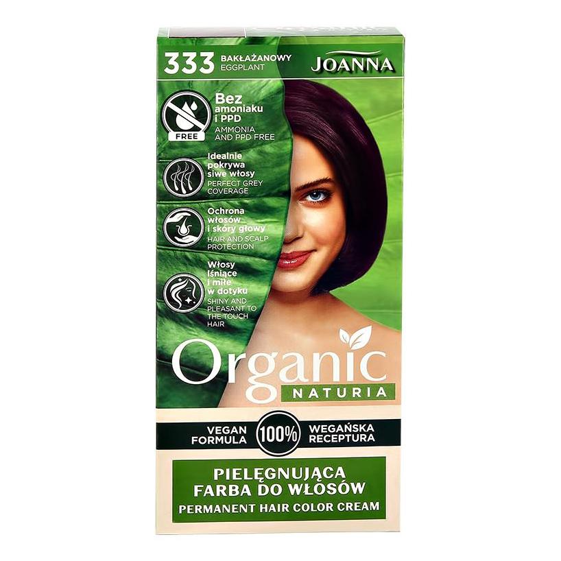 Краска для волос Joanna Organic Naturia, 333 баклажановый, 120 мл