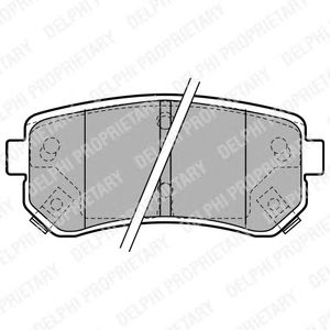 

Тормозные колодки DELPHI LP1952