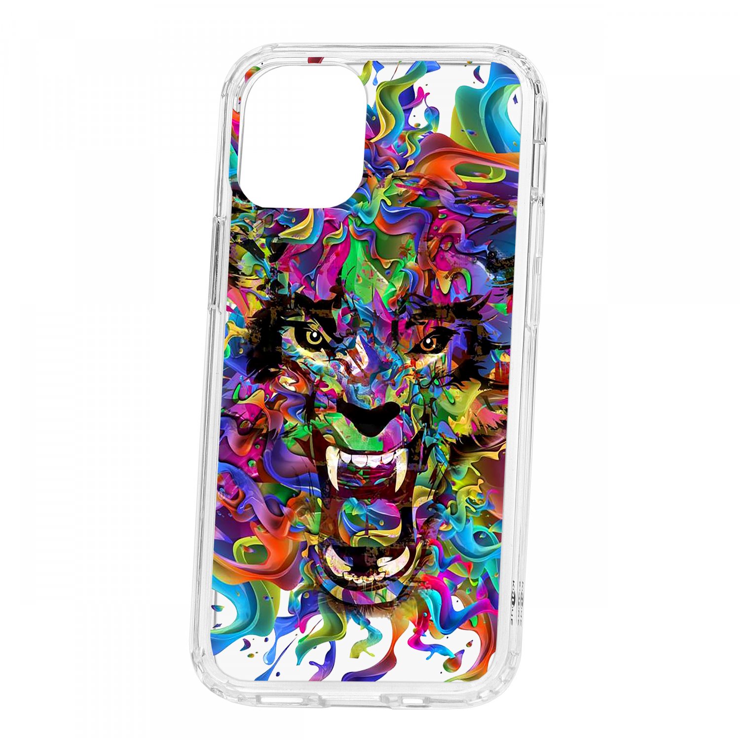 фото Чехол накладка для телефона ip 12 mini kruche print colored beast кruче