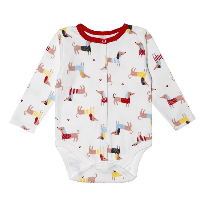 

Боди детское Palloncino ВЯ00028-1/д цв. молочно-красный р. 68, ВЯ00028-1/д