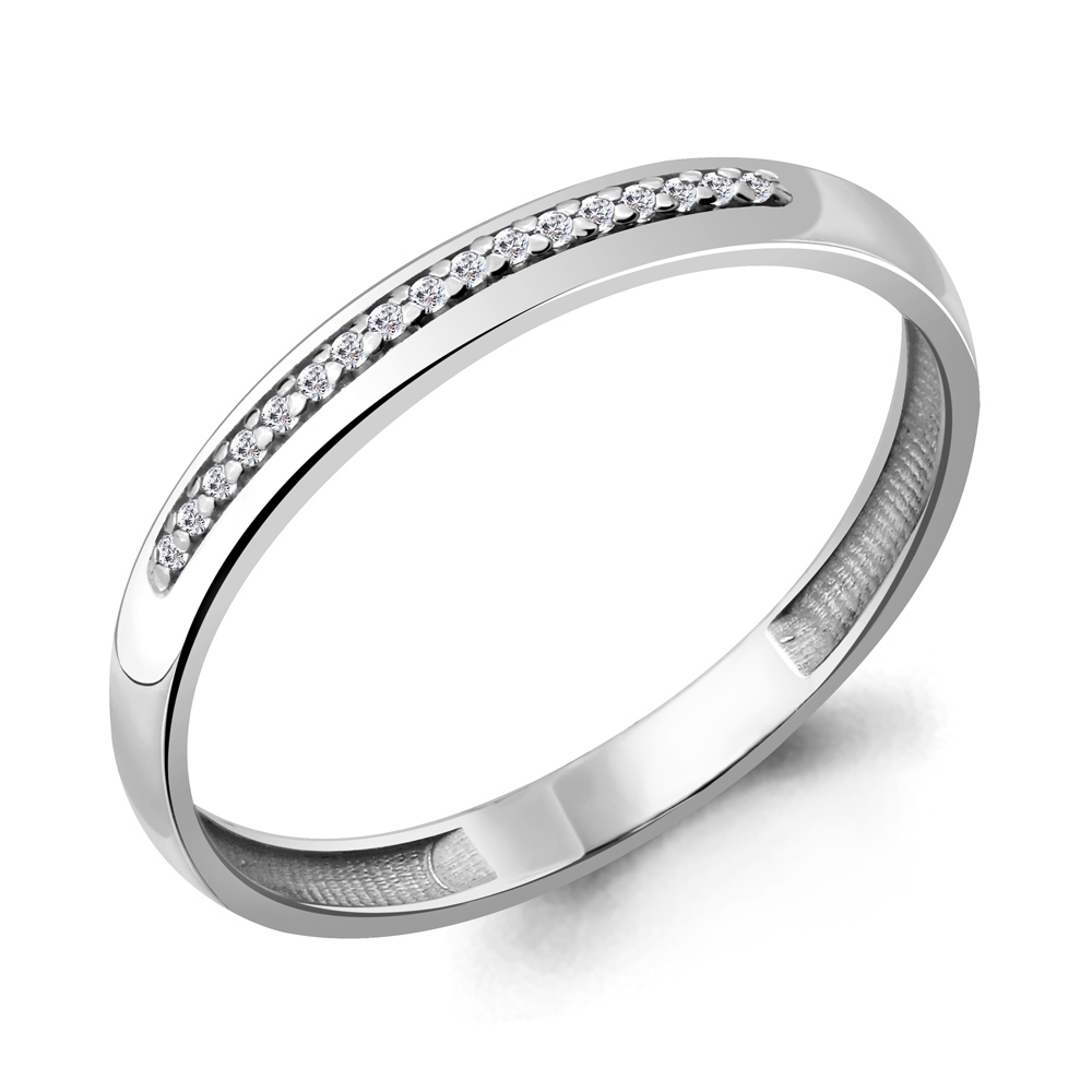 

Кольцо из серебра с фианитом Aquamarine Aquamarine 63498А_925_р р. 17,5, 63498А_925_р