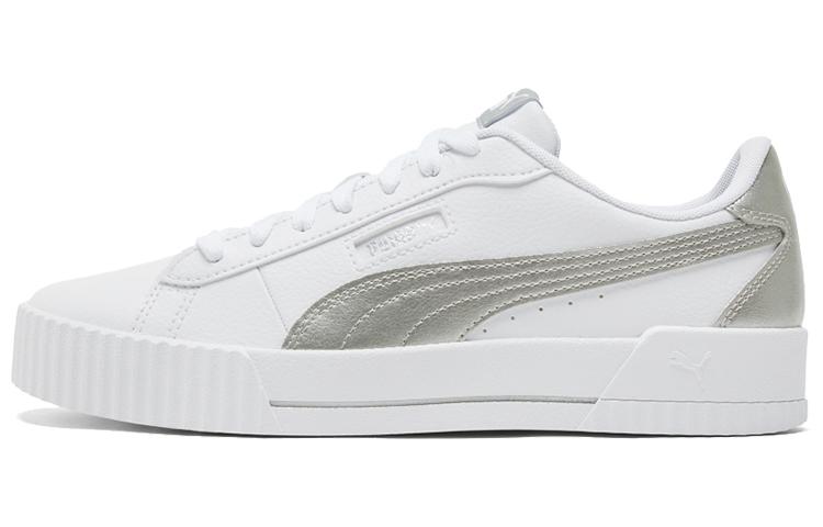 

Кеды унисекс Puma Carina Crew Metallic белые 38.5 EU, Белый, Carina Crew Metallic