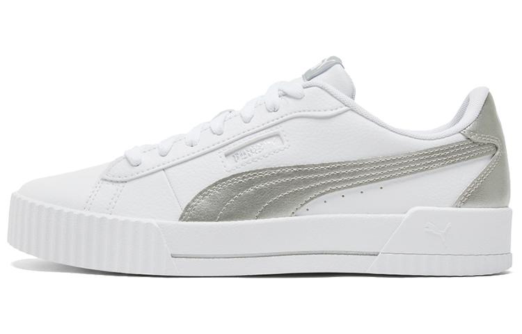 

Кеды унисекс Puma Carina Crew Metallic белые 35.5 EU, Белый, Carina Crew Metallic