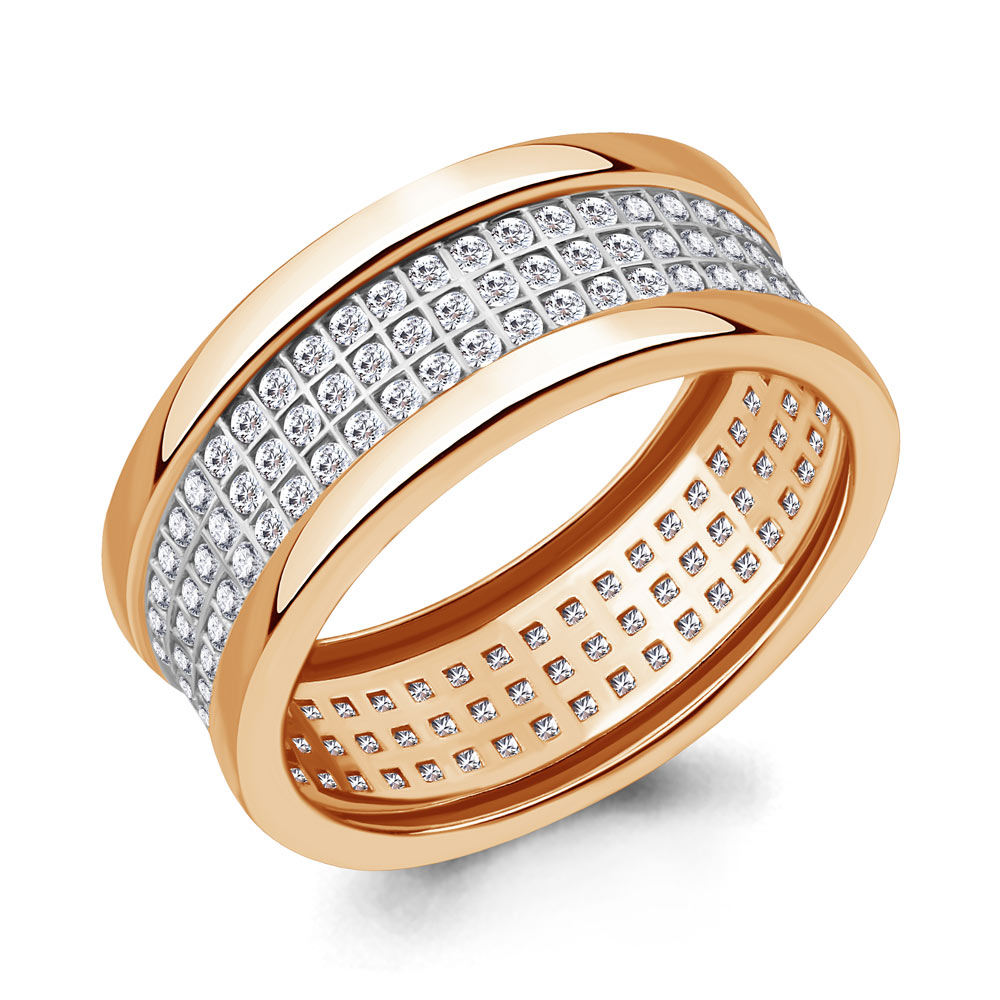 

Кольцо из серебра с фианитом Aquamarine Aquamarine 63358А_925_з р. 18,5, 63358А_925_з