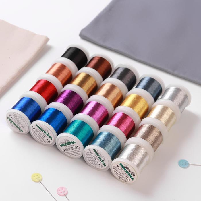 

Набор ниток, 100 м, 20 шт, цвет МИКС