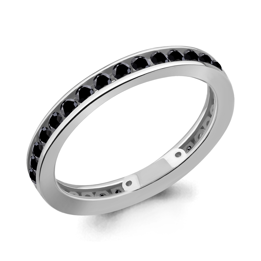 

Кольцо из серебра с кристаллом ювелирным Aquamarine Aquamarine 63353Ч_925_р р. 15, 63353Ч_925_р