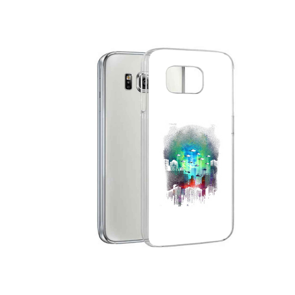 

Чехол MyPads Tocco для Samsung Galaxy S6 город в свечении (PT12300.506.296), Прозрачный, Tocco