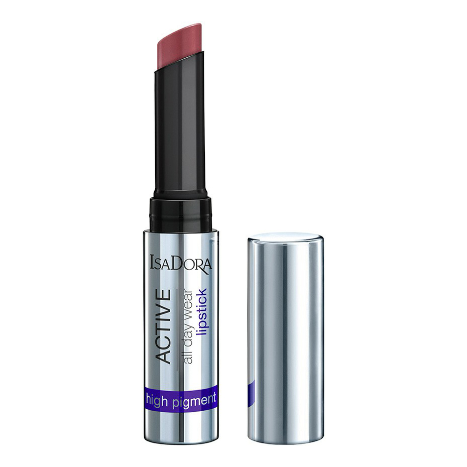 фото Губная помада isadora active all day wear lipstick кремовая, матовая, 11 heather, 1,6 г