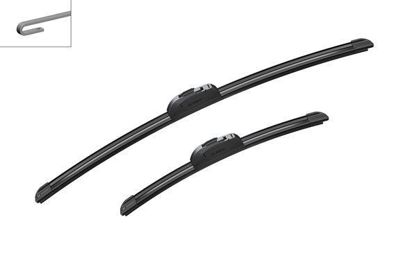

Комплект щеток стеклоочистителя BOSCH 550мм+340мм (22"+14") 3397007589, AR553S