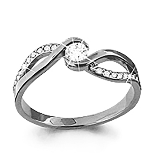 

Кольцо из серебра с фианитом Aquamarine Aquamarine 63351А_925_р р. 17,5, 63351А_925_р