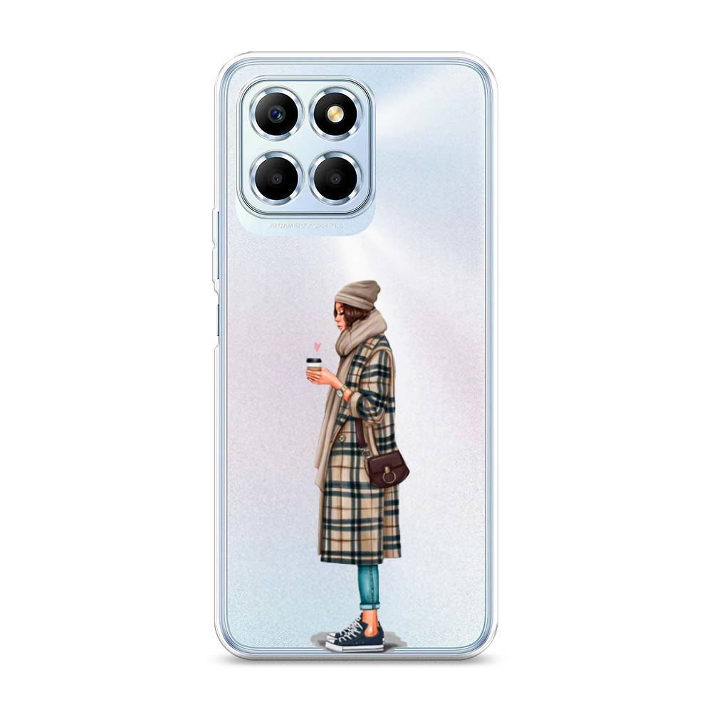 

Чехол для Honor X6 "Утренний кофе", Коричневый;бежевый, 6109550-6