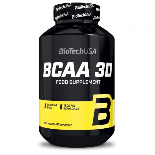 фото Аминокислоты бцаа biotech bcaa 3d (180 капсул)