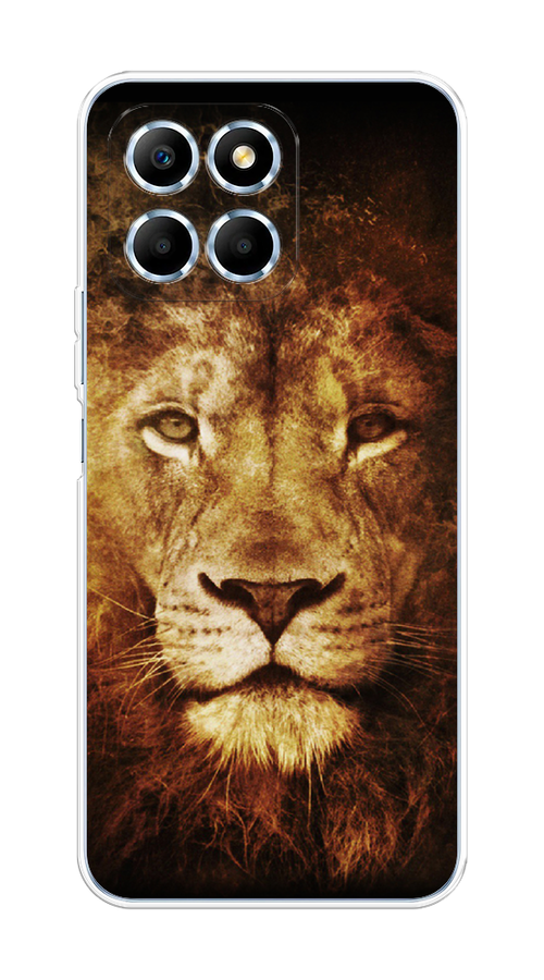 

Чехол на Honor X6 "Лев", Черный;коричневый;желтый, 6109550-6
