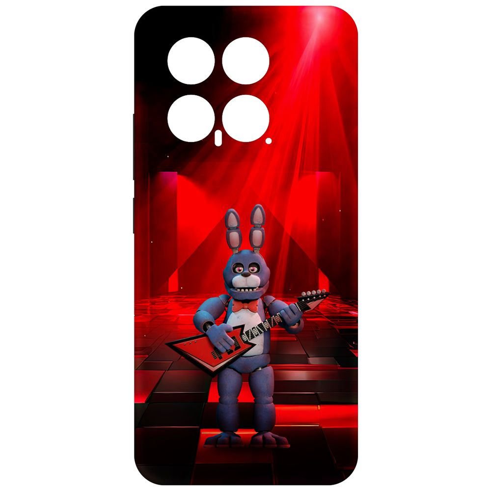 

Чехол-накладка Krutoff Soft Case ФНАФ - Бонни с гитарой для Xiaomi 14 черный