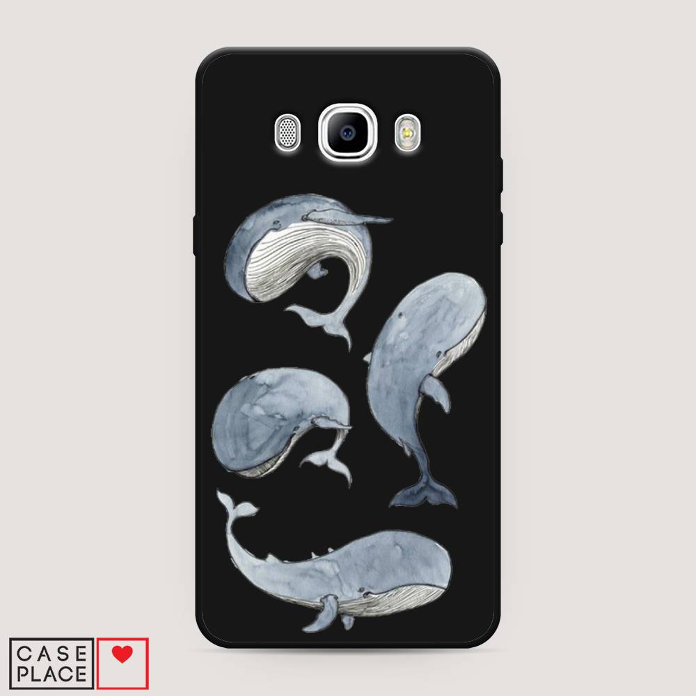 

Чехол Awog на Samsung Galaxy J7 2016 / Самсунг J7 2016 "Киты", Белый;прозрачный;голубой, 23052-1